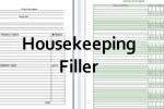 housekeeping filler paper