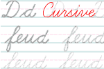 cursive handwriting sheets
