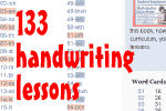 133 handwriting lessons