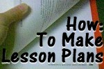 how to make simple lesson plans for homeschool