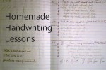 homemade handwriting lessons